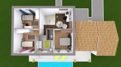 Image du modèle de maison Roma Dollhouse Etage