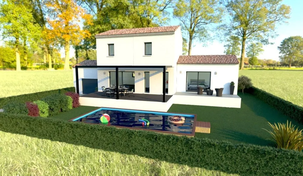 Image du modèle de maison FACADE EVOLUTIVE EN 100 M²