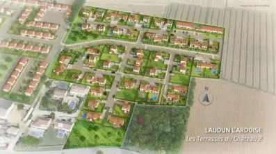 Image du modèle de maison LAUDUN TERRASSES DU CHATEAU PLAN COMPO