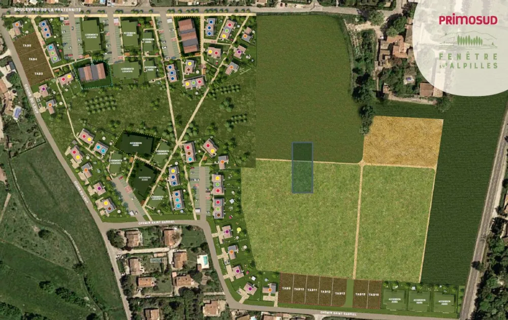 Image du terrain Terrain à bâtir de 438 m² à SAINT-ETIENNE-DU-GRES (13)