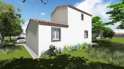 Image du modèle de maison ELCHE Gamme BIOXIA 1 visuel arrière 3