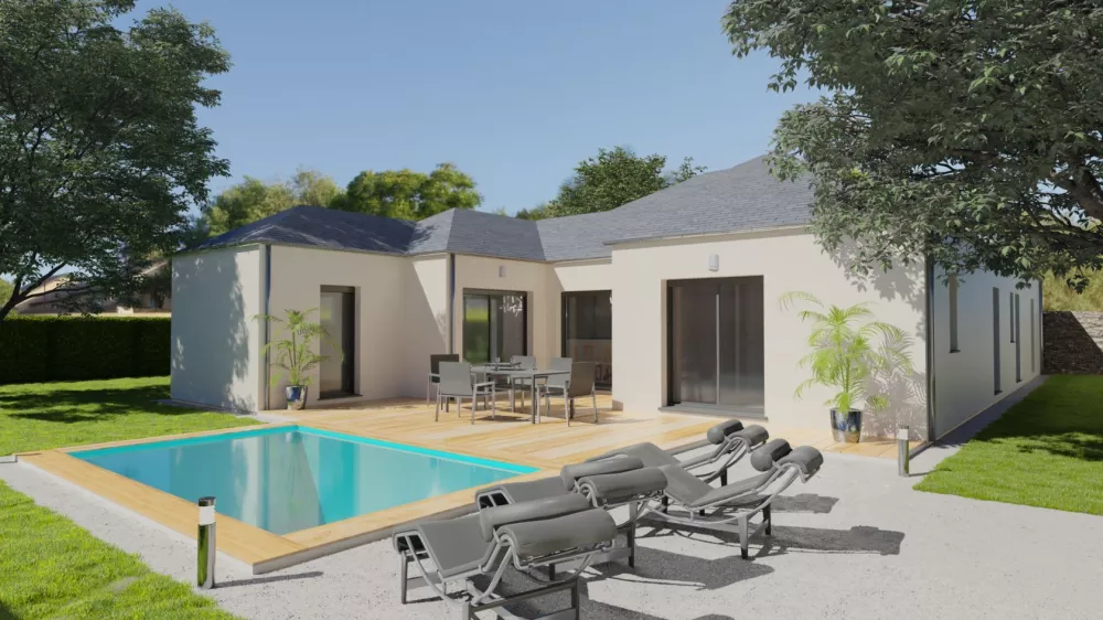 Image du modèle de maison APS04 - VIVION - vue ext 02