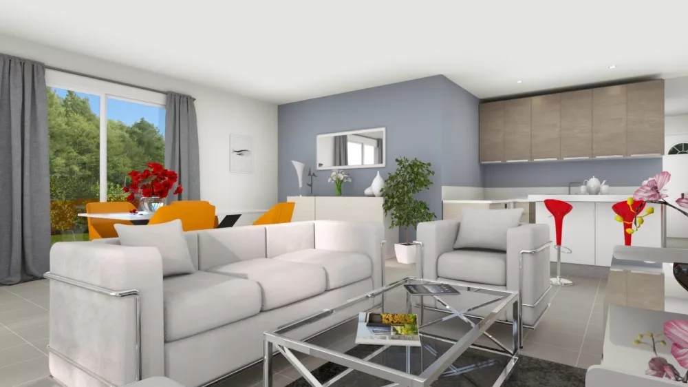 Image du modèle de maison CAMELIA_3CH+ AG_PERS INTR SJR