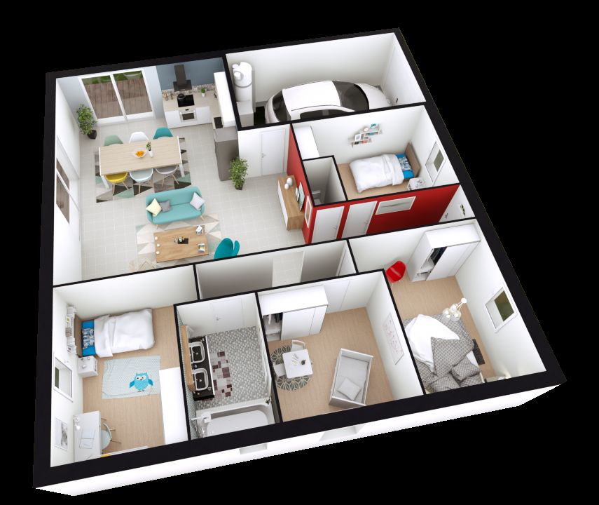 Image du modèle de maison MV_CAMELIA_4CH AG AXO