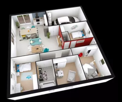Image du modèle de maison MV_CAMELIA_4CH AG AXO