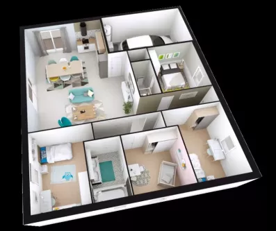 Image du modèle de maison CAMELIA_4CH+ AG AXO