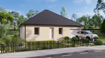 Image du modèle de maison Maison_CAMELIA-4CH+-AG-RUE- Blanc
