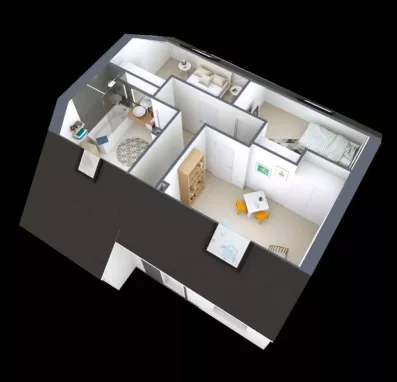 Image du modèle de maison CORALIA_3CH AG AXO R+1