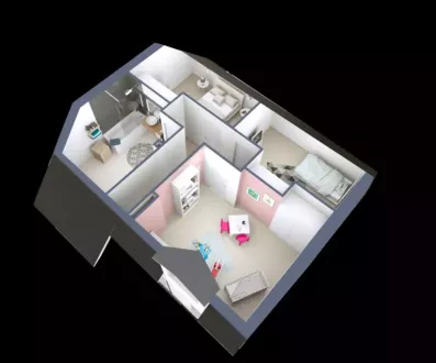 Image du modèle de maison CORALIA_3CH AG bis AXO R+1