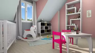 Image du modèle de maison CORALIA_3CH AG bis VUE INTR CH ENFT