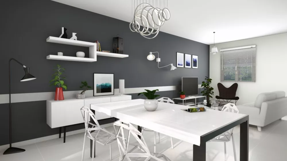 Image du modèle de maison CORALIA_3CH AG bis VUE INTR SEJOUR