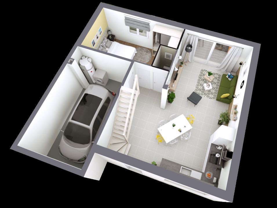 Image du modèle de maison CORALIA_4CH_AG AXO