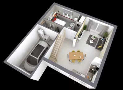 Image du modèle de maison CORALIA 4CH+ AG AXO