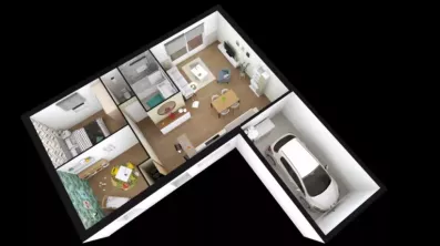 Image du modèle de maison LILIA-2CH-AG AXO