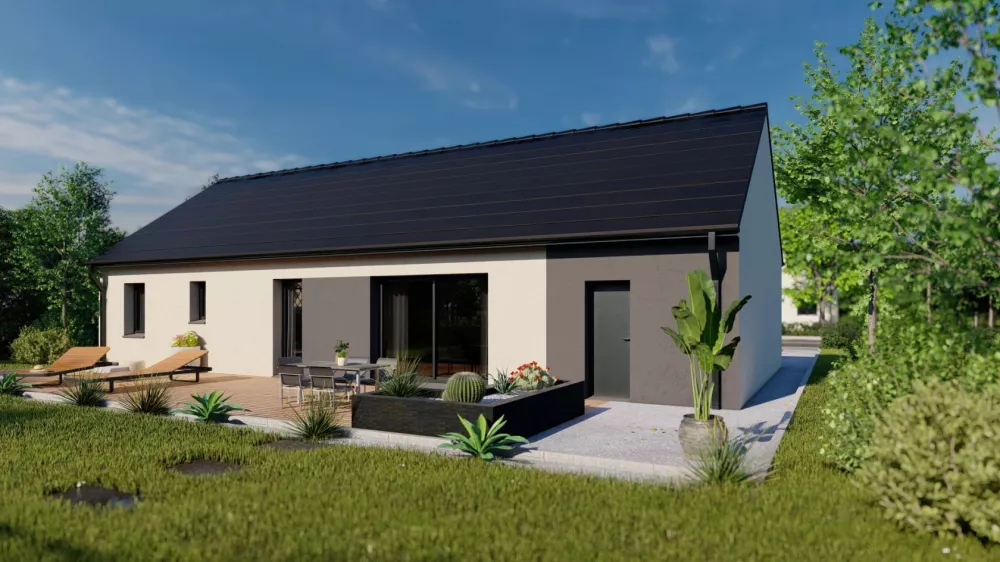 Image du modèle de maison Maison_REALIA_4CH_AG_NG_Jardin