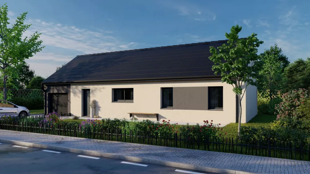 Image du modèle de maison Maison_REALIA_4CH_AG_NG_Rue