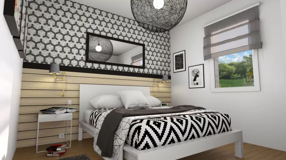 Image du modèle de maison REALIA_4CH AG VUE INTR CHB