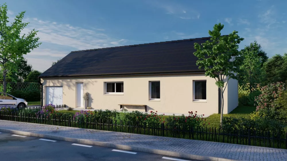 Image du modèle de maison REALIA_4CH_AG_NG_Rue
