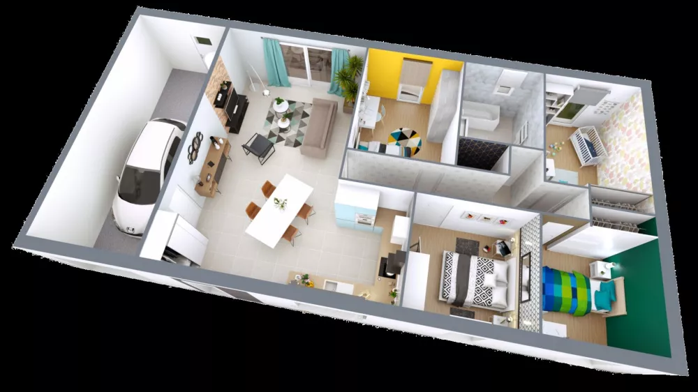 Image du modèle de maison REALIA_4CH AG XL AXO