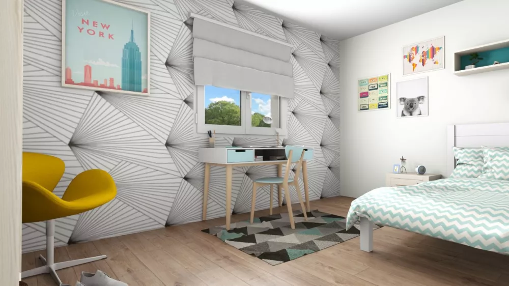 Image du modèle de maison ROSALIA_4CH AG VUE INTR CHAMBRE ADO