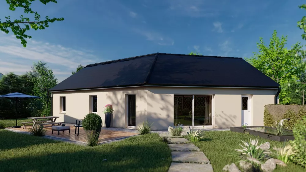 Image du modèle de maison Maison_VITALIA_3CH+AG_JARDIN
