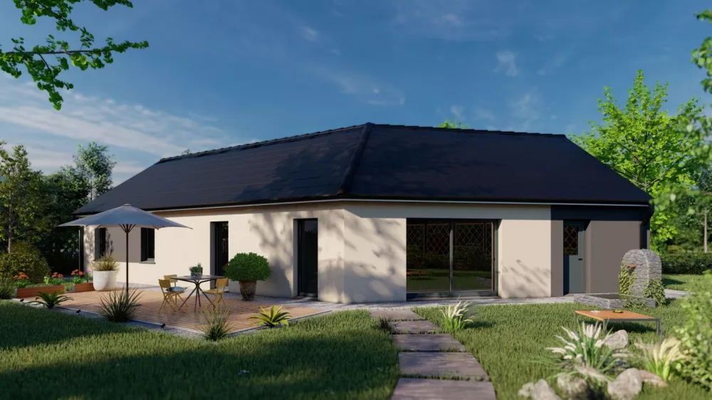 Image du modèle de maison Maison_VITALIA_4_CH _AG_JARDIN BI-TON