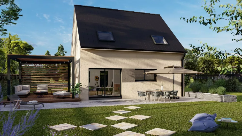 Image du modèle de maison Maison_CORALIA_3CH SG JARDIN - BITON