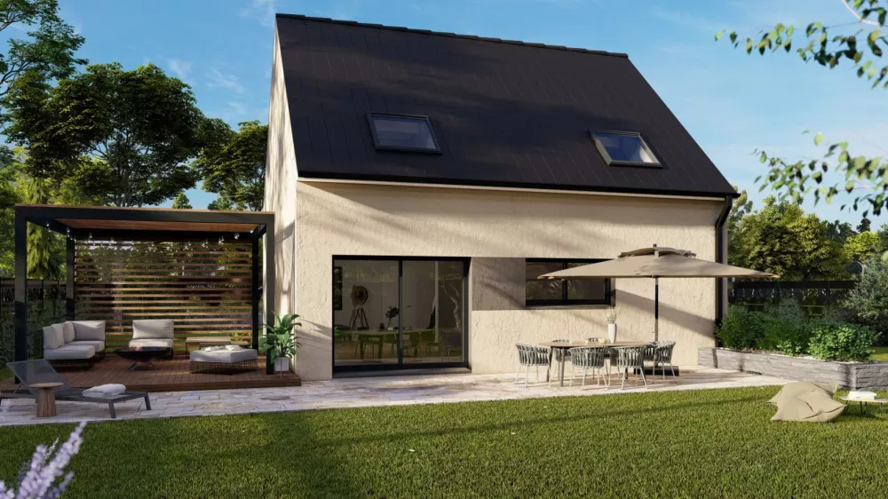 Image du modèle de maison Maison_CORALIA_4CH SG JARDIN - BITON