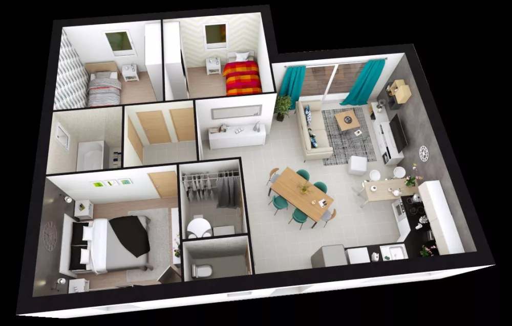 Image du modèle de maison LILIA_3CH_SG