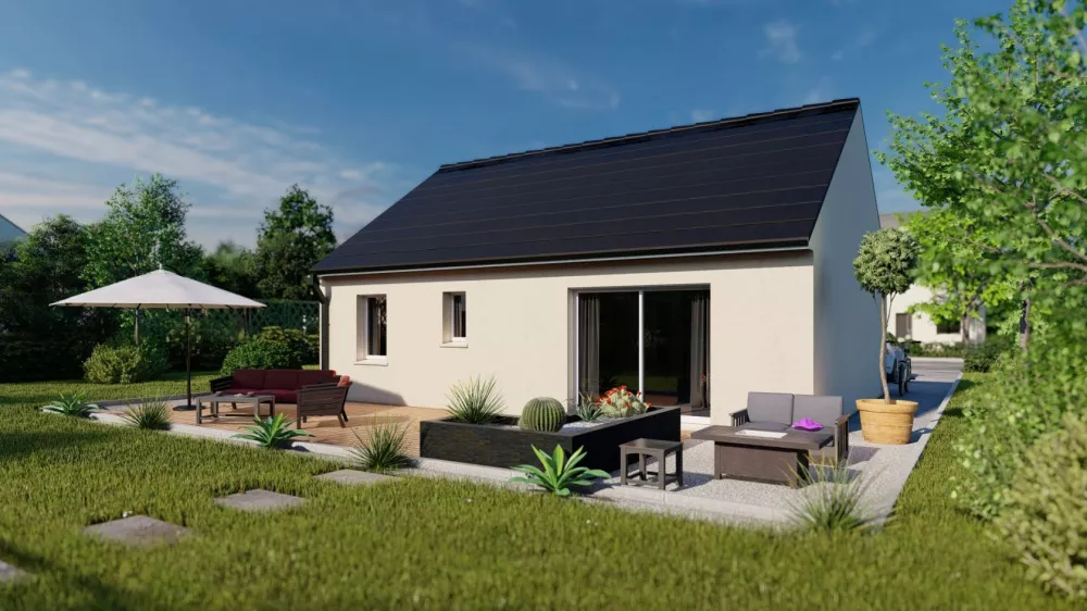Image du modèle de maison REALIA_2CH_SG_JARDIN