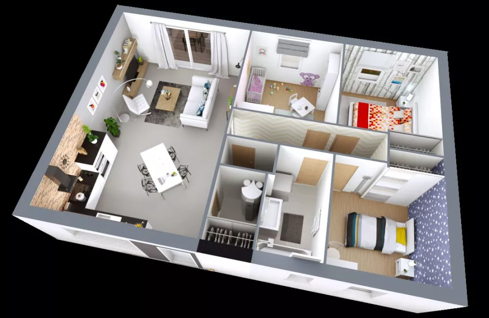 Image du modèle de maison REALIA_3CH_SG
