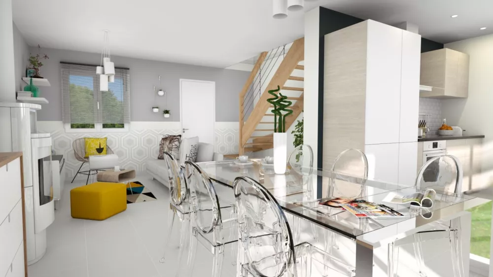 Image du modèle de maison ROSALIA_3CH SG PERS INTR SEJOUR