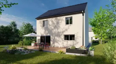 Image du modèle de maison Maison_ROSALIA_MV_R+1_4CH+ SG_JARDIN