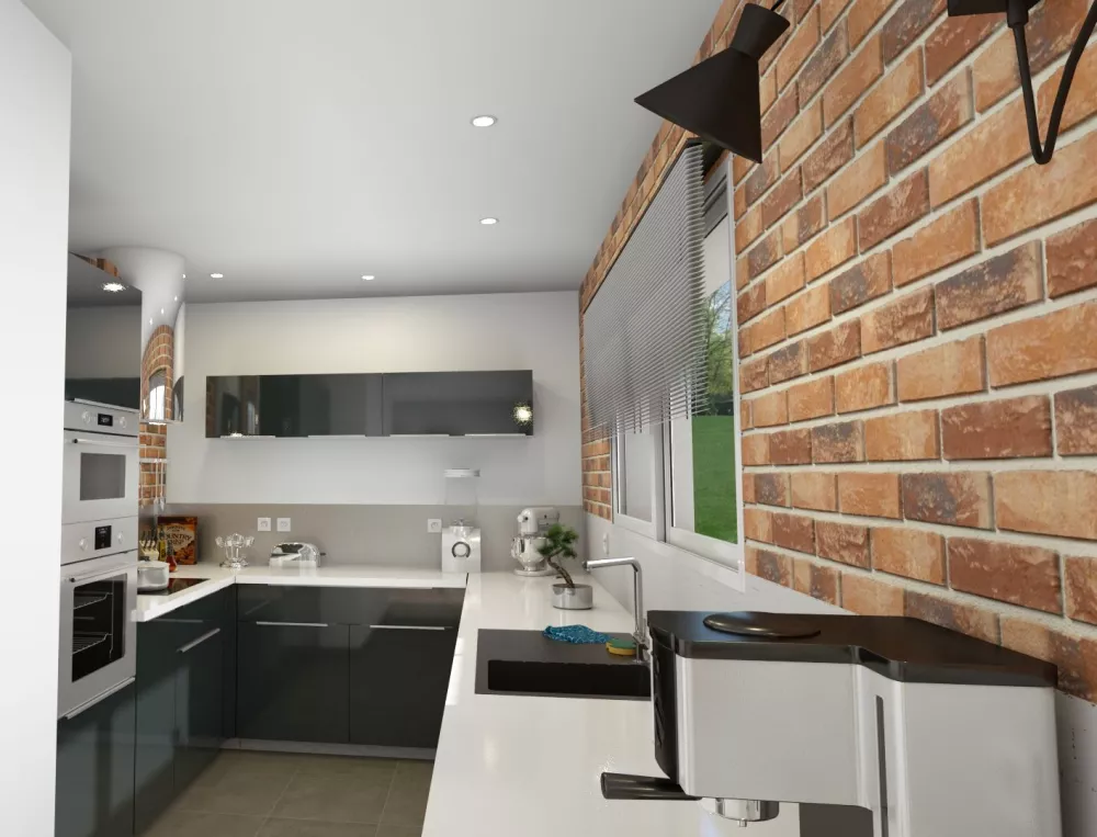 Image du modèle de maison ROSALIA_4CH+ SG VUE INTR CUISINE