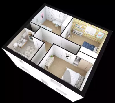 Image du modèle de maison ROSALIA_4CH+_SG AXO R+1