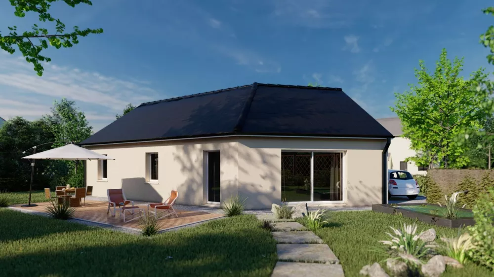 Image du modèle de maison Maison_VITALIA-3CH-SG_NG_JARDIN