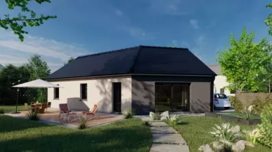 Image du modèle de maison Maison_VITALIA-3CH-SG_NG_JARDIN BI-TON