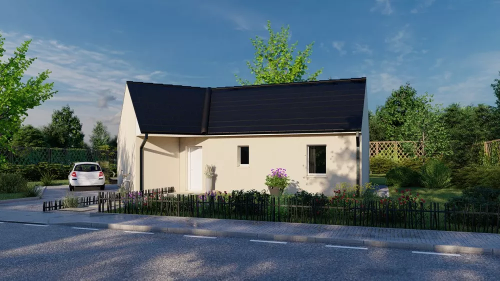 Image du modèle de maison Maison_VITALIA-3CH-SG-NG_RUE