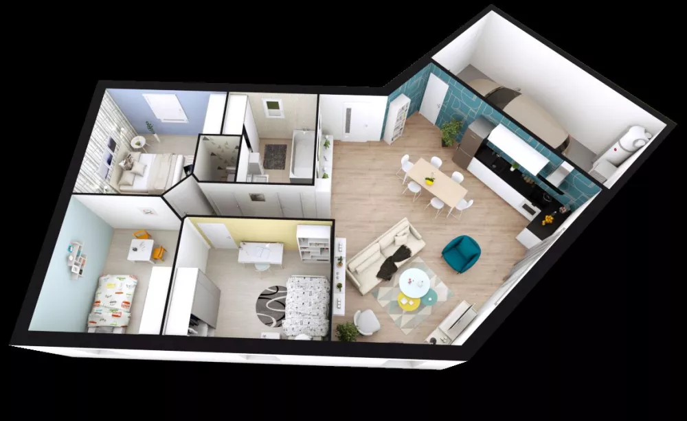 Image du modèle de maison VITALIA_3CH_AG AXO