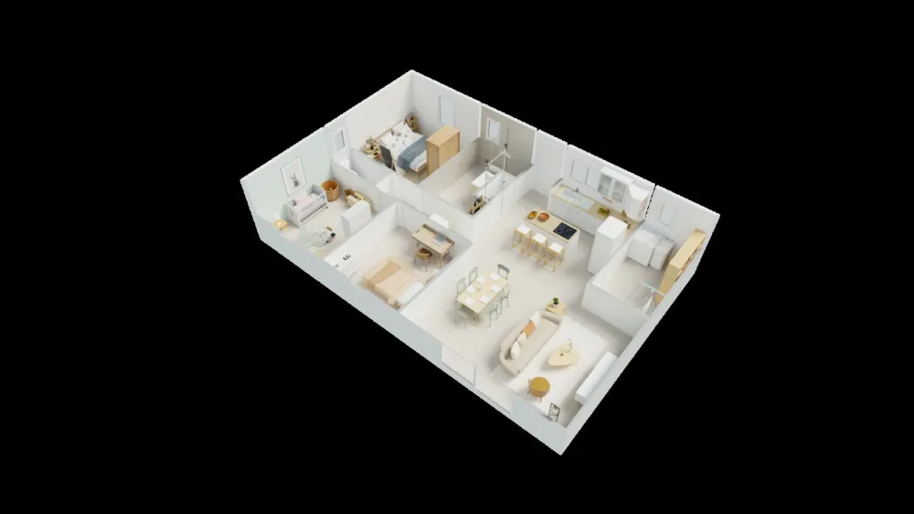 Image du modèle de maison 1axo