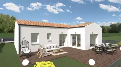 Image du modèle de maison callisto vue terrasse ter