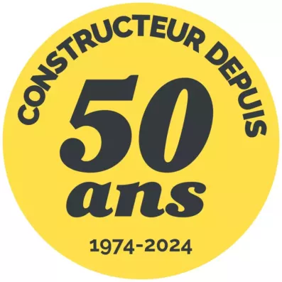 Image du modèle de maison Badge 50ans