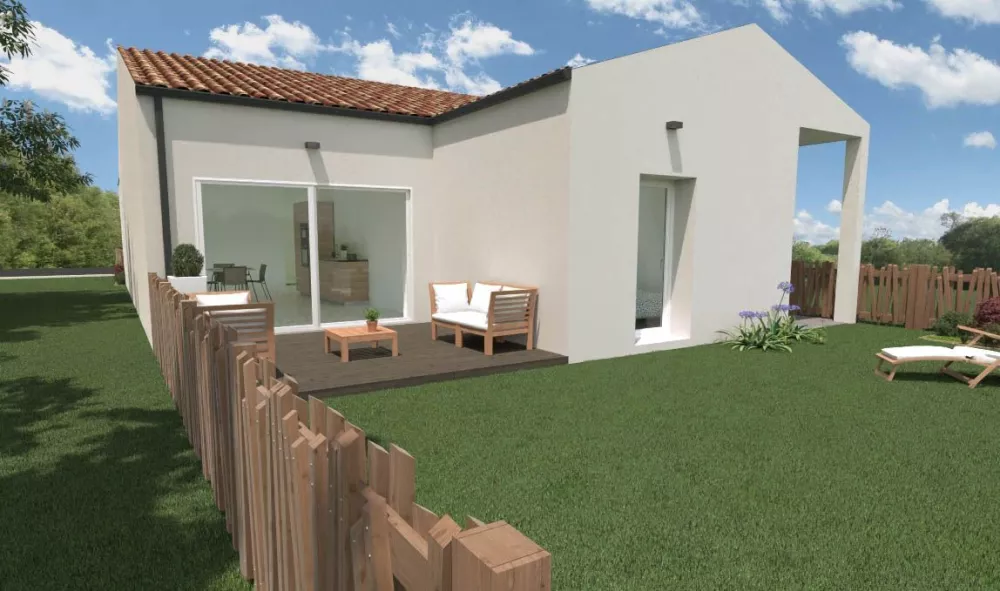 Image du modèle de maison sirius 3 chambres avant bis-arriere