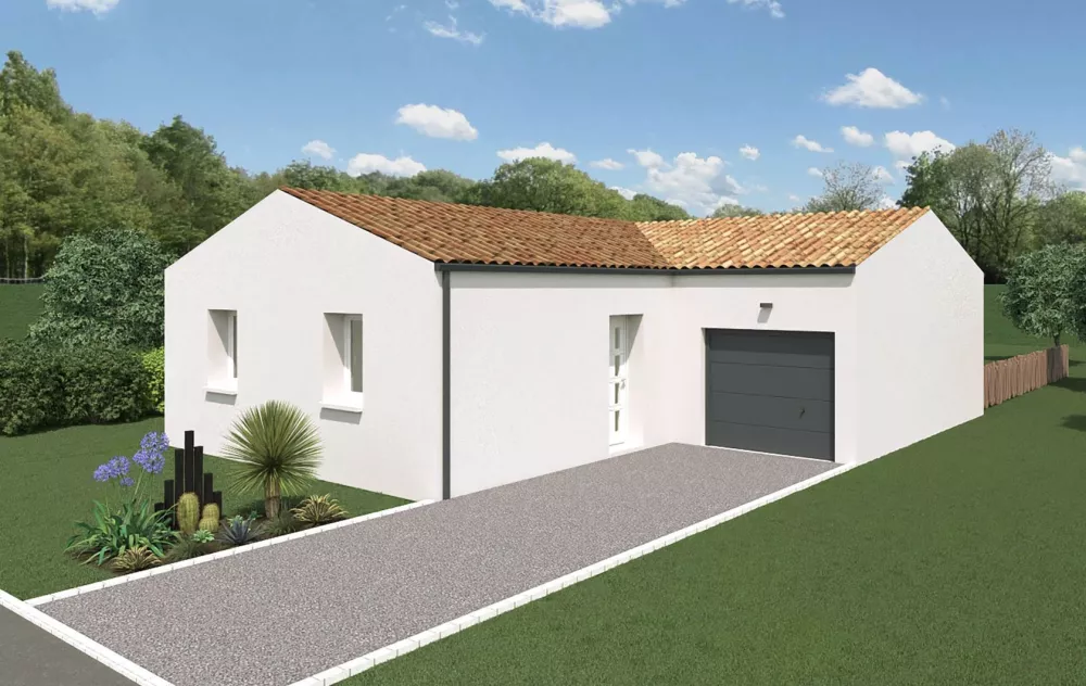 Image du modèle de maison hélicé façade arrière -PMR (2)