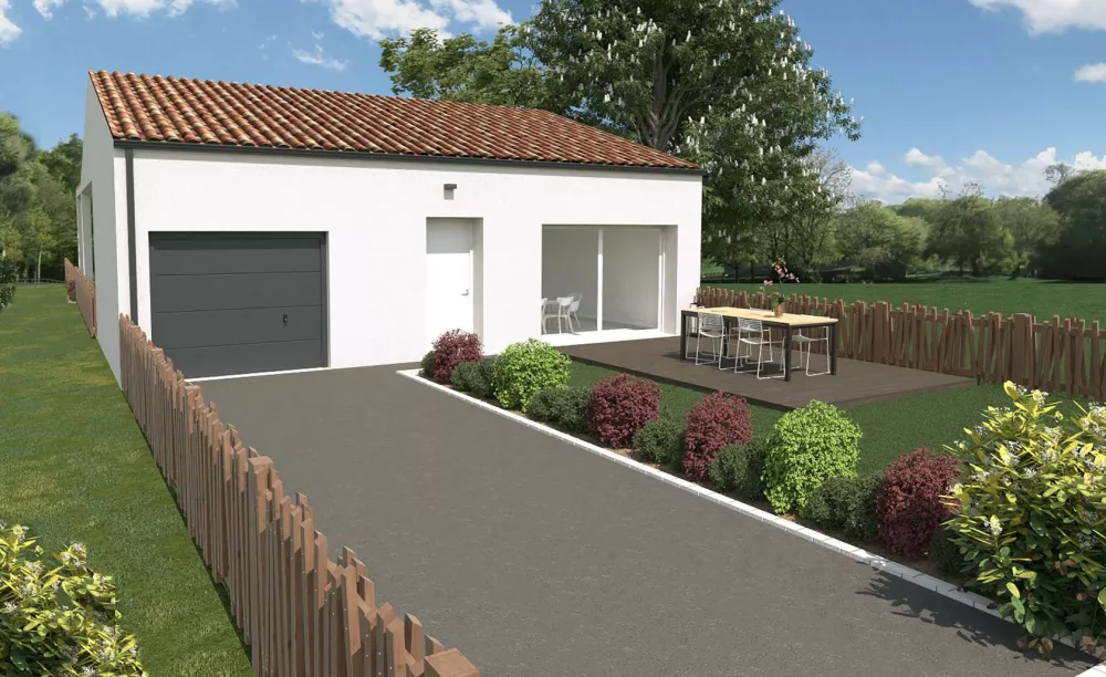 Image du modèle de maison A sirius 2 ch Façade avant