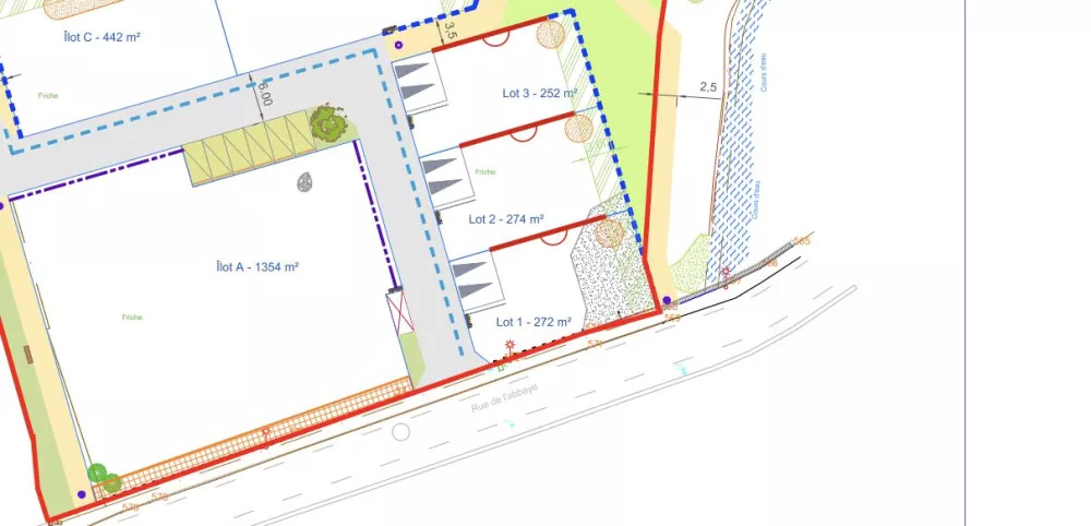 Image du terrain Terrain à bâtir de 222 m2 au prix de 21300 € à BOURNEZEAU.
