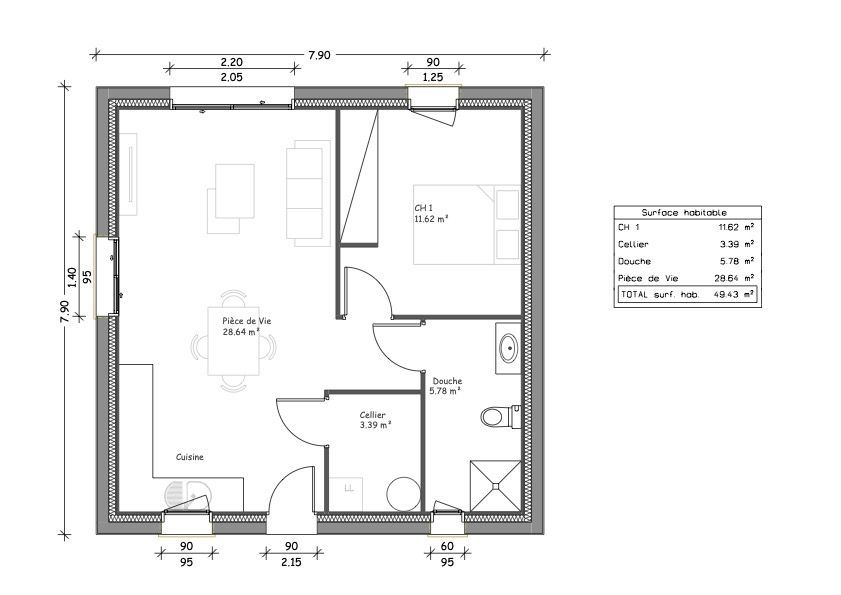 Image du modèle de maison Plan  tethys