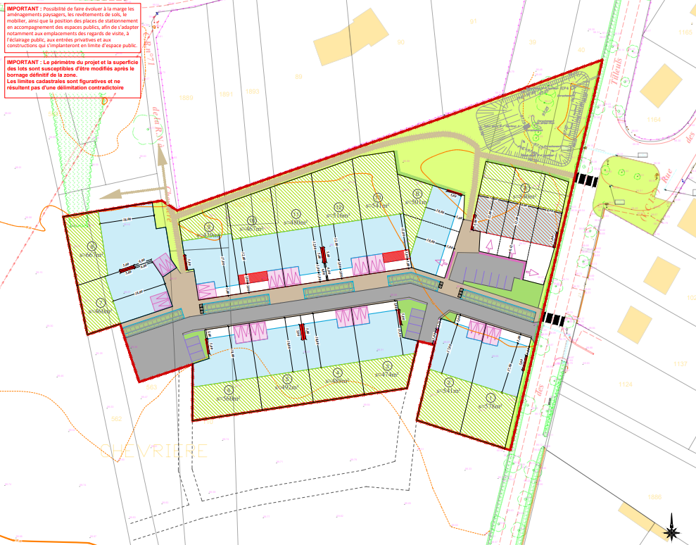 Image du terrain Terrain à bâtir de 439 m² à PONTLEVOY (41)