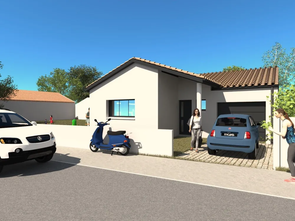 Image du modèle de maison Tuiles PP garage