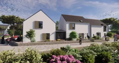 Image du modèle de maison Vue ensemble LOT1 avant